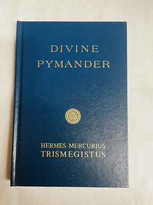 DIVINE PYMANDER OF HERMES TRISMEGISTUS Hardcover Yogi Publication Society OOP