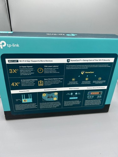 Router TP Link Archer AX50 AX3000 doble banda próxima generación Gigabit WiFi 6 TPLink PS - Imagen 2 de 4