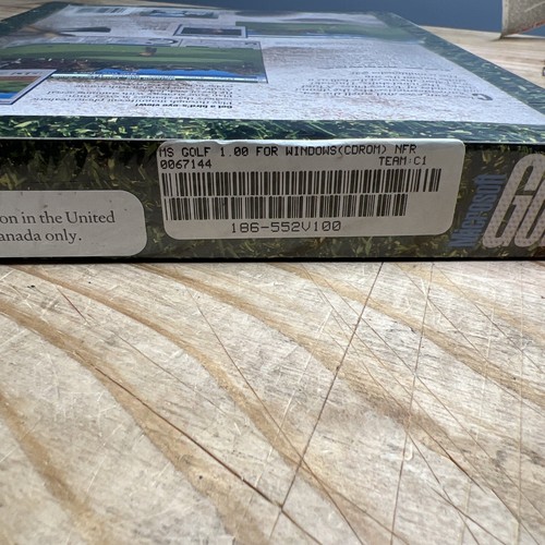 Microsoft Golf (PC, 1993) Brand New Sealed - Picture 6 of 6