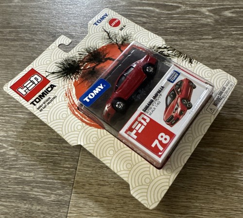 Tomica Japanese - SUBARU IMPREZA 1/63 #78 Red - 2019 Walmart Exclusive! XMAS - Picture 3 of 5