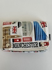 Manchester Theme Print Iconic Trifold Wallet Money Souvenir Novelty Gift