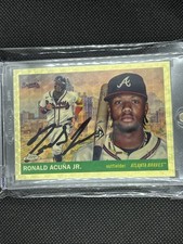 Marketplace image: 2025 Topps Chrome Platnium Ronald Acuna Jr 1/1 Superfractor City Variation