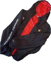 Scuderia Ferrari Black Rain Jacket XL Brand New BNWT PUMA Official Merchandise