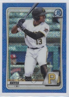 2020 Bowman Chrome Prospects Mega Box Blue Mojo Refractor Ke'Bryan Hayes 0if0