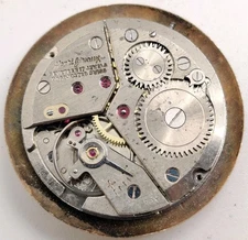 High Grade Peseux Cal. 330 17 Jewel Watch movement Runs For Repair 