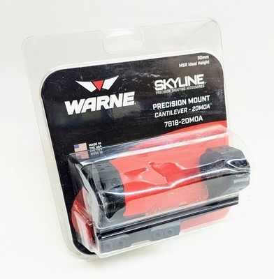 Warne Skyline Precision Cantilever Mount 30mm 20MOA MSR Ideal Height #7818-20MOA