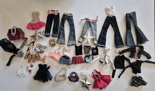 Bratz Doll Mixed Shoes/Clothes Lot