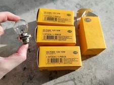 Hella S3 P26S 12V 15W Glühbirne Scheinwerfer Roller Moped Motorrad Zweirad 