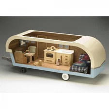 Travel Trailer Dollhouse Kit by Greenleaf Dollhouses NEW SEALED BOX
