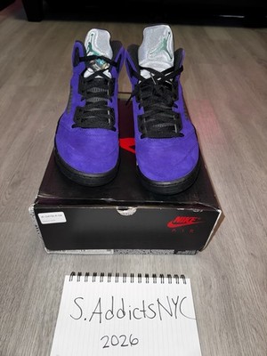 Air Jordan 5  Alternate Grape  (136027-500) Size 13
