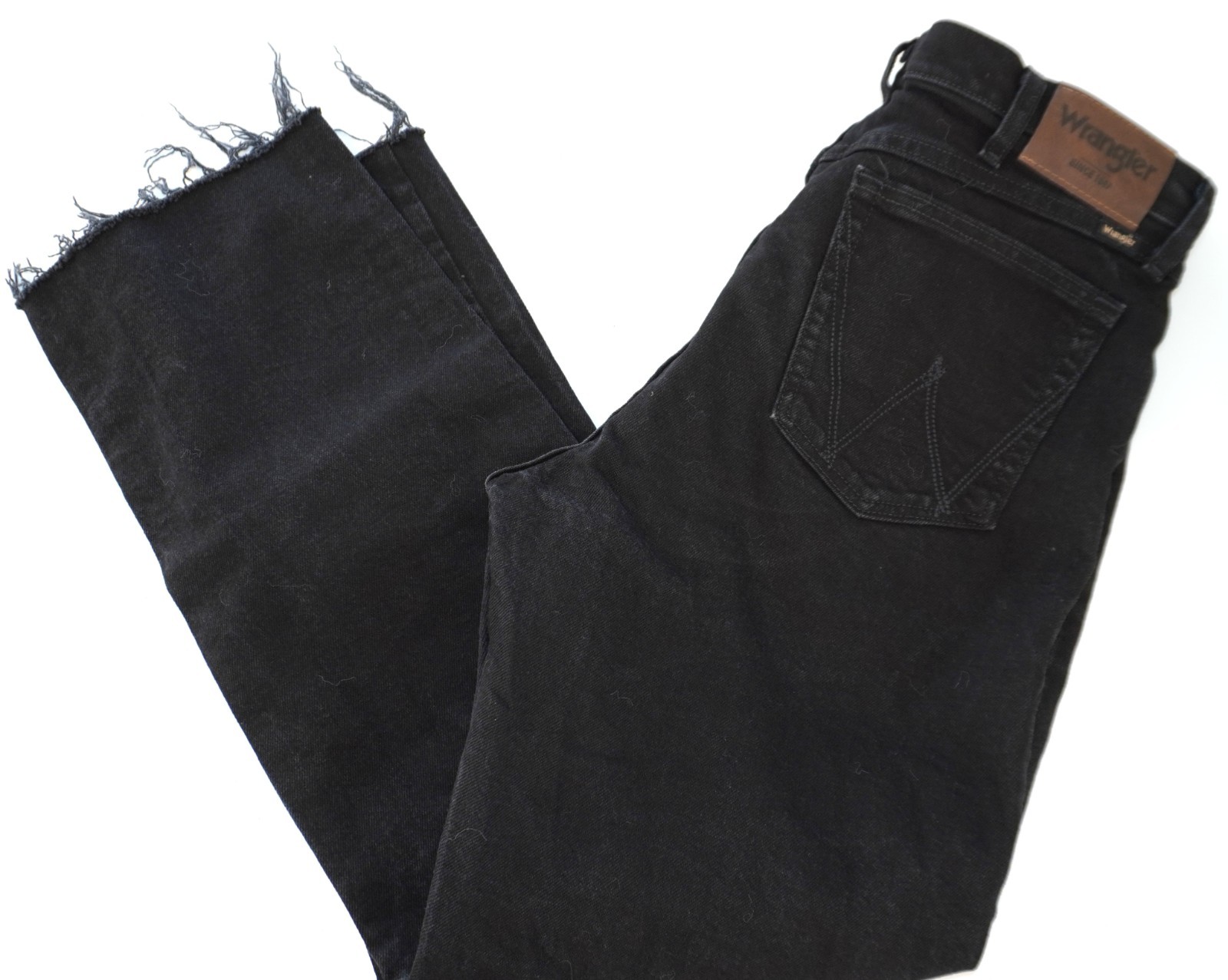 's Black Cut Off Jeans Size 34/28