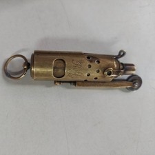 Antique Imco Lfa Wwi Trench Lighter Pat105107 Brass Sparks Excellent Austria