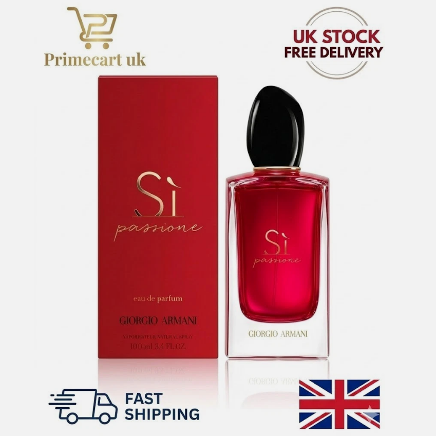 GiorgioArmaniSiPassioneIntense100mlEDPSprayWomenNewSealedBoxUK