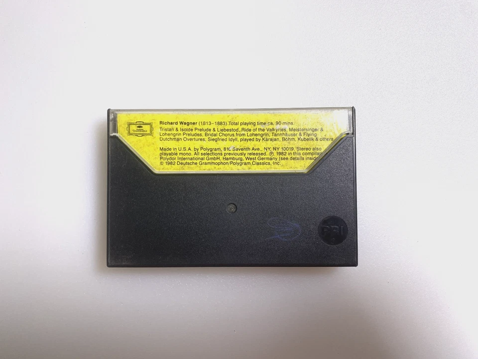 Wagner Cassette Tape 1982 Foto 2 de 3