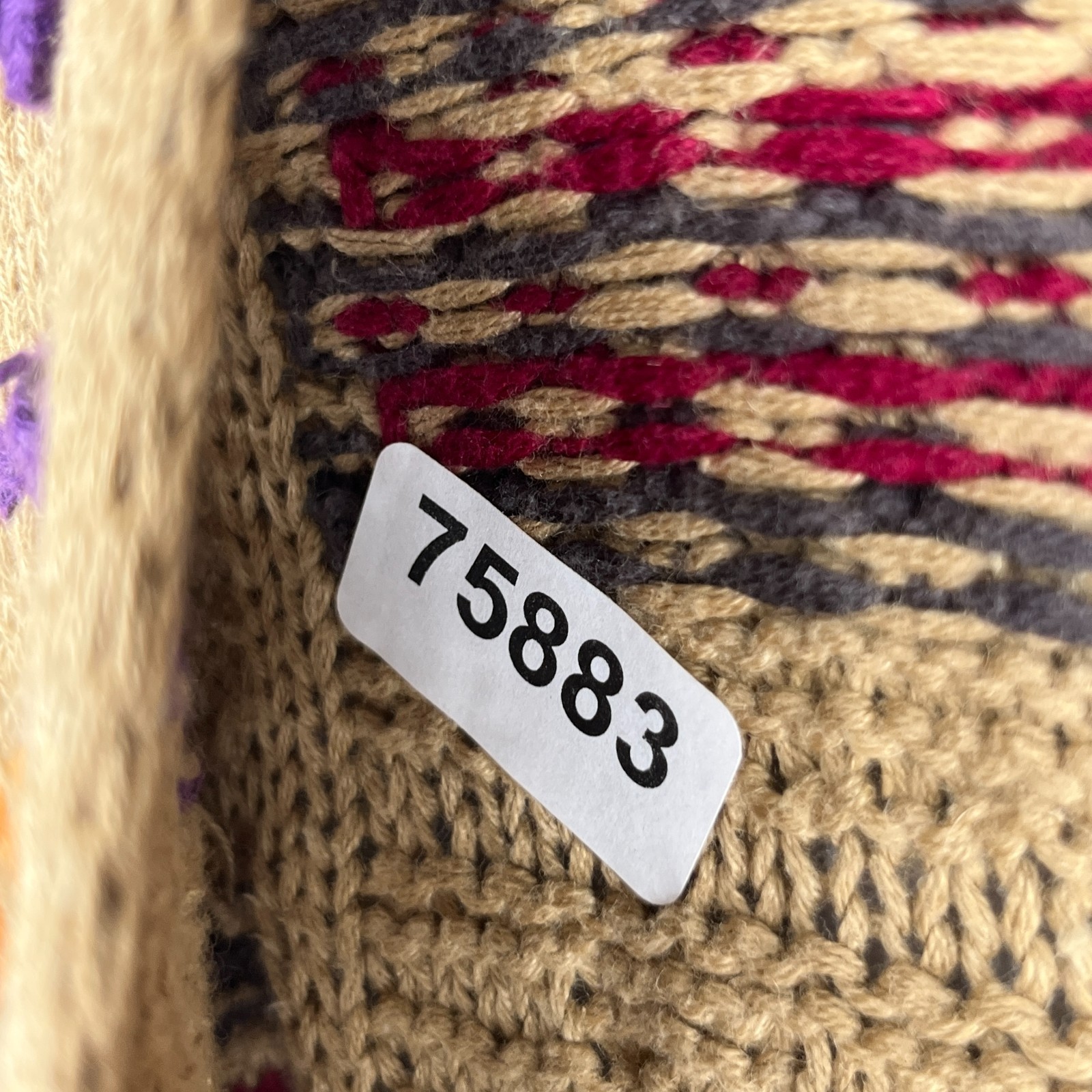 EXPRESS Sweater Womens M Patchwork Button Front C… - image 12