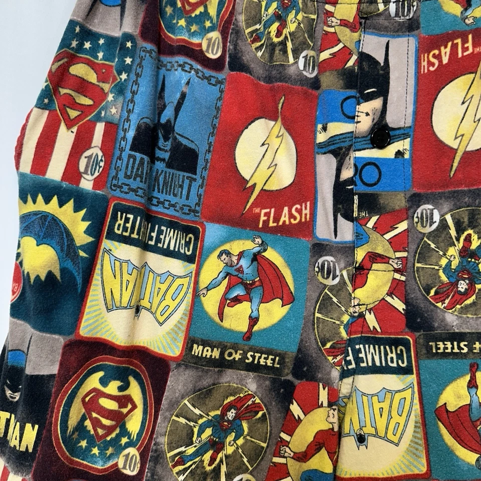 Pantalones de pijama DC Comics Originals para hombre L Lounge algodón tejido superhéroes  Foto 2 de 4