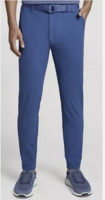 $228 Peter Millar Golf Pants Waist 40 X 28 Blade Performance Ankle Galaxy Blue