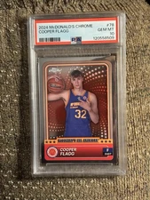 COOPER FLAGG 2024 Topps Chrome McDonald's All-American 78 RC Rookie PSA 10