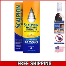 Fast-Acting 1.5 oz Scalp Relief for Itchy Scalp  Inflammation - Hydrocortisone