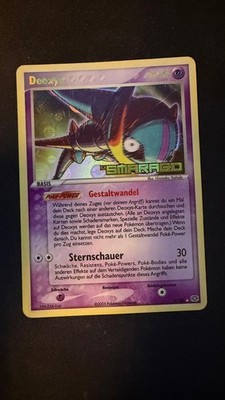Deoxys 2/106 Ex Emerald Reverse Holo Rare Stamped 2005 Pokemon German TCG