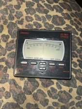 Seiko ST767 Compact Professional Hi-Performance Chromatic Guitar And Bass Tuner