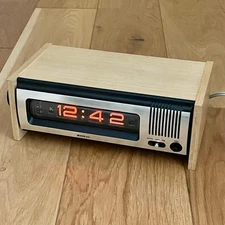 [Showa Retro] Sankyo Seiki 801ZA Wooden Flip Clock [Rare] Forbidden Games Japan