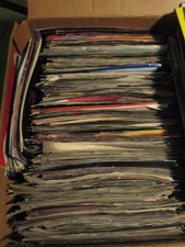 Lot of 50 mixed EMPTY picture sleeves for 45's No Records All Pulled At Random