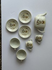 vintage 1971 Hallmark Cards, Inc. miniature china tea set Made In Japan