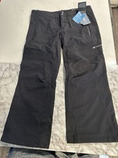 Obermeyer Mens Alpinist Stretch Insulated Ski Pants Black Size 2XL