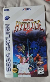 Sega Saturn Virtual Hydlide 1995 Complete in Box with Foam