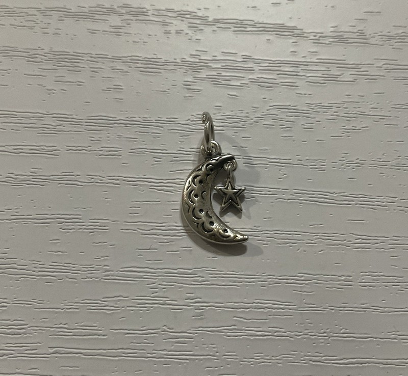 James Avery Sterling Silver Adorned Starry Night Charm *NO RESERVE*