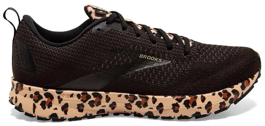 Snow Leopard Print Brooks Cheetah Revel Size Brooks Revel Black
