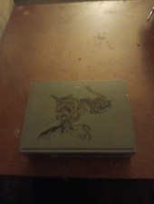 Chillin Moose Too Gigante Empty Wooden Cigar Box 10x6.5x2.5