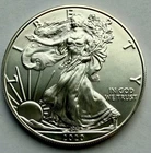 2020 American Silver Eagle, Business Strike, Brilliant Uncirculated, 9999 Fine