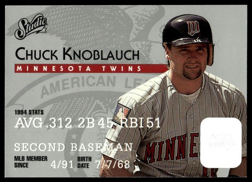 1995 Chuck Knoblauch #104