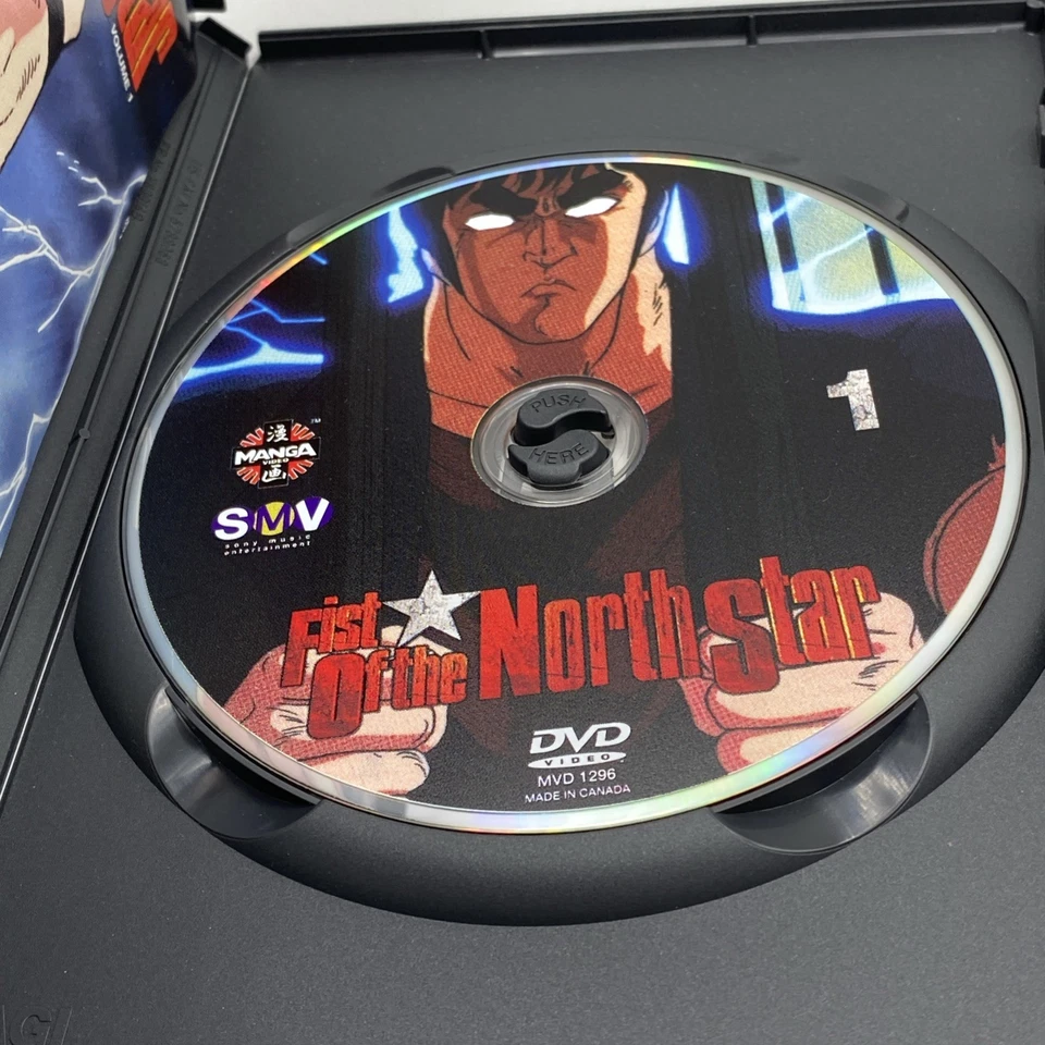 Fist of the North Star The Series Vol 1 (2003, DVD) anime manga video Foto 3 de 4