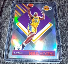2024-2025 NBA HOOPS SHAQUILLE O'NEAL Tribute Red Letter Halo Exclusive RARE!