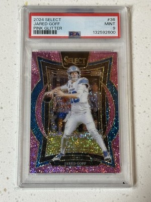 2024 Select Jared Goff Pink Glitter /15