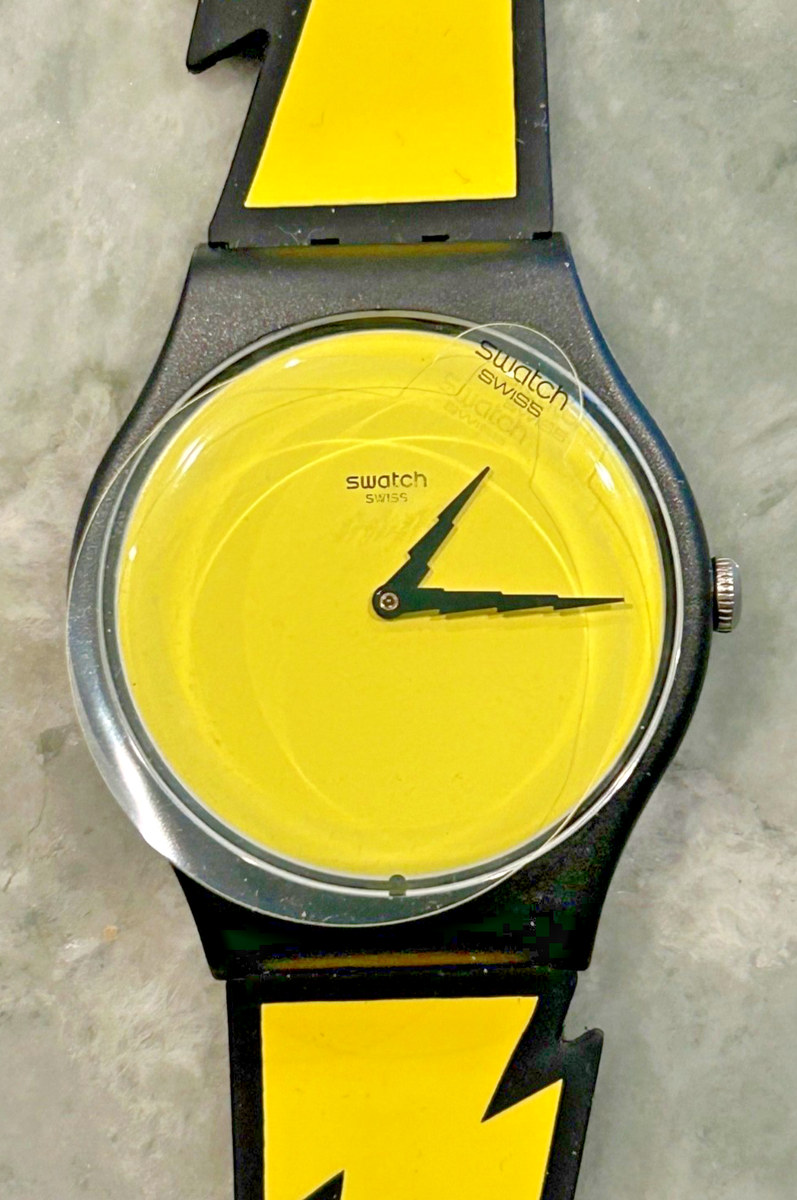 T*C様 Swatch JeremyScott イナズマ腕時計 Swatch Special - Jeremy Scott - Lighting Flash - 2011 - SUOZ104