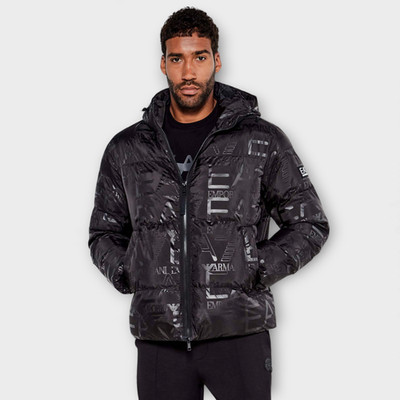 EA7 Armani Winter Jacket Coat 7M000697 AF15969 Black Color Sizes M-XXL