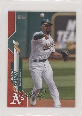 2020 Topps Mini Red 2/5 Marcus Semien #366 b2g