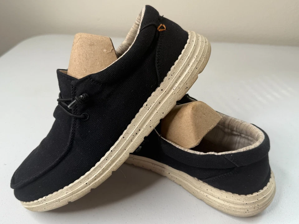 BRUNO MARC Ladies Slip On Casual Shoes Canvas Lightweight Comfort Loafers Sz 7.5 - Image 3 of 4