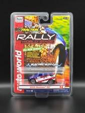 "NEW" Auto World RALLY RED/BLUE/WHITE 2005 HUMMER H2 HO SLOT CAR
