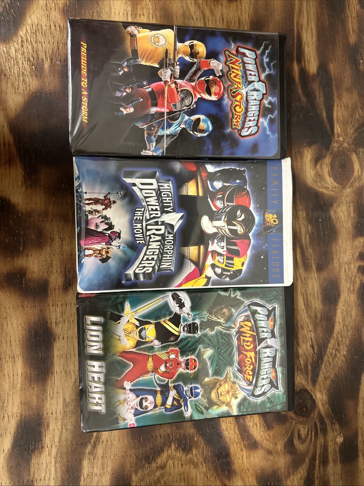 Power Rangers VHS Tapes Lot of 3 Including Power Rangers The Movie