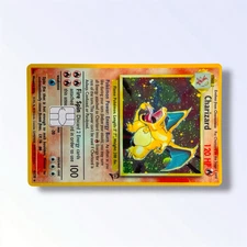 Charz Holographic Credit Card Sticker Debit Skin Decal Cover