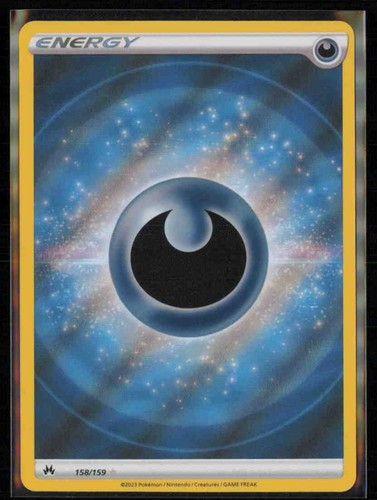 Darkness Energy 158/159 Holo CRZ Crown Zenith QTY NM