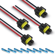 H11 H8 880 881 Wiring Harness Pigtail Sockets Female Connector