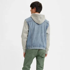 Levi's Men's Hybrid Hoodie V Trucker Jacket