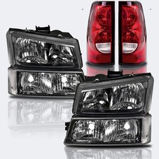 For 2003-2006 Chevy Silverado 1500 2500 3500 Headlights Tail Lights Brake Lamps