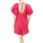 By Anthropologie Puff-Sleeve Women's Romper Dress Cotton Flare Resort XXS 268021 — photo 6
